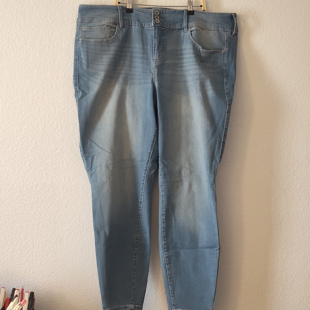 Torrid Light Blue Ankle Jeans